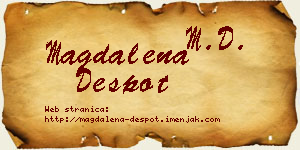 Magdalena Despot vizit kartica